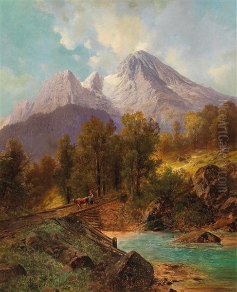 The Watzmann Near Berchtesgaden - view 1