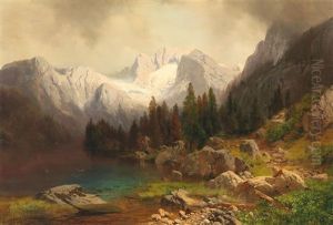 View Of The Dachstein From The Gosausee