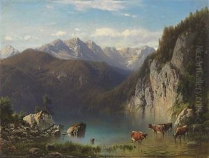 Der Alpsee Bei Hohenschwangau Der Alpsee Bei Hohenschwangau