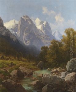 Der Maler Im Gebirge