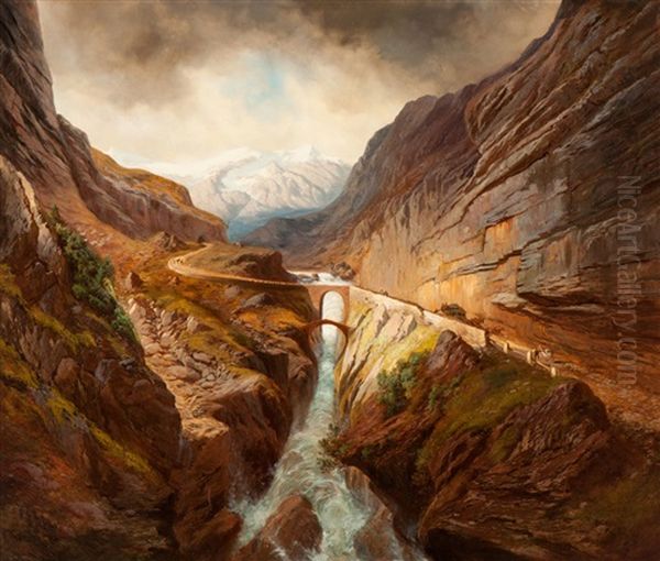 The Devil"s Bridge At St. Gotthard - view 1