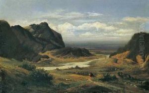 Gebirgslandschaft by Karl Millner