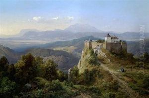 Schloss Sabenstein A.d. Pitten Bei Wien by Karl Millner