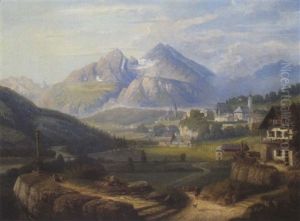 Blick Auf Bertesgaden