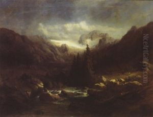 Paysage De Montagne by Karl Millner