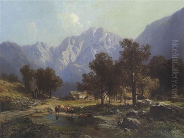 Gehoft Im Gebirgstal - view 1