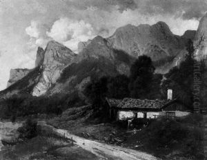 Alpenlandschaft by Karl Millner