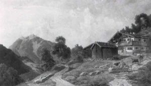 Bauernhof Im Gebirge by Karl Millner
