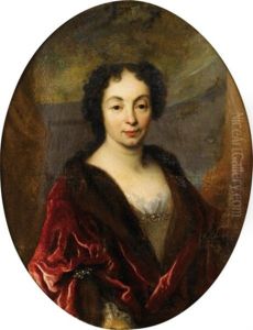 Portrait Presume De Madame De Barmont, Nee De Croix by Henri Millot