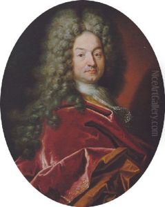 Portrait D'homme A La Cape Rouge