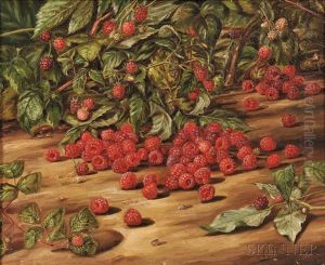 Still Life With Raspberries by Charles A. Mills