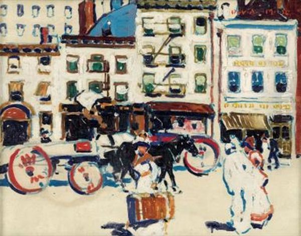 Woman With Suitcase - view 1