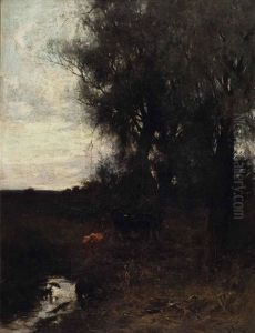 Abendstimmung Mit Rindern by Joe Milne