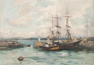 An East Coast Harbour by Joseph Milne