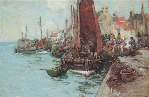 An East Neuk Harbour - view 1