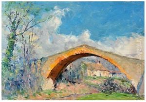Le Pont Des Trois Sautets by Joseph Milon