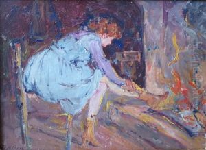 Devant La Flamme by Joseph Milon