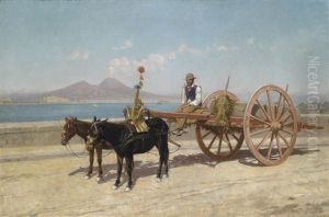 Motiv Aus Der Bucht Von Neapel by Antonio Milone