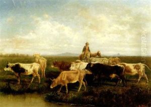 Bovi Al Pascolo by Antonio Milone