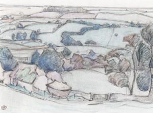 In The Upper Culme Valley by Robert Polhill Bevan