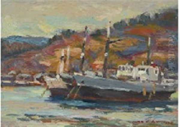 Vessel At Anchor - view 1