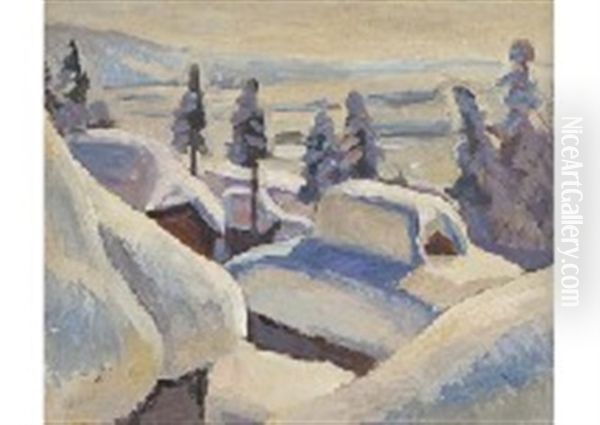 Morning In Snow - view 1