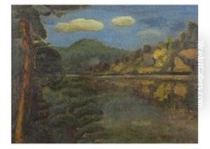 Landscape With A Cloud by Kunzo Minami