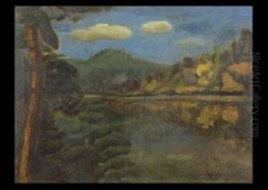 Landscape With Clouds by Kunzo Minami