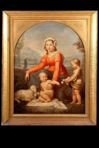La Vierge Avec L'enfant Et Saint Jean Baptiste La Vierge Avec L'enfant Et Saint Jean Baptiste