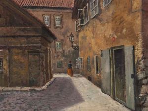 View Of A Courtyard