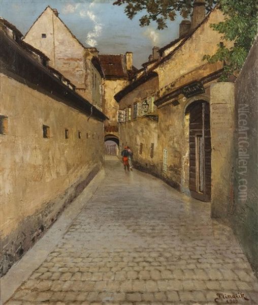 Szene Aus Dem Alten Prag - view 1