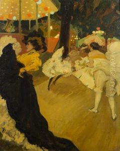Le French-cancan by Antoine Guillaume (Tony) Minartz