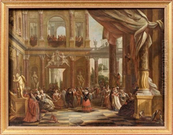 Un Bal A L'exterieur D'un Palais - view 1