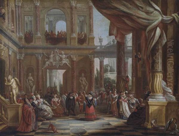The Performance Of A Play In An Architectural Setting - view 1