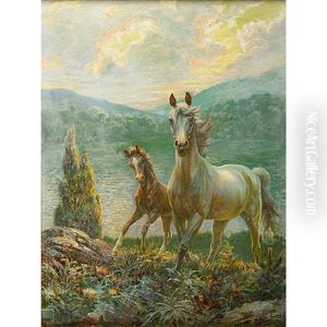 Landscape With Horses Landscape With Horses