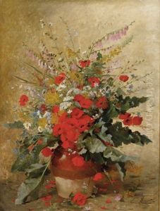 Bouquet De Fleurs Des Champs by Emile-Louis Minet