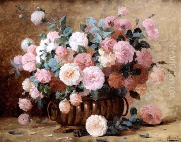 Roses Dans Une Vasque - view 1