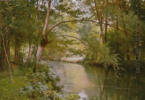 A Gentle Stream by Emile-Louis Minet