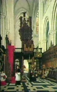 Kircheninneres by Andre Joseph Minguet