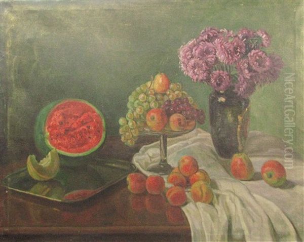 Still Life With Fruit And Flowers - view 1