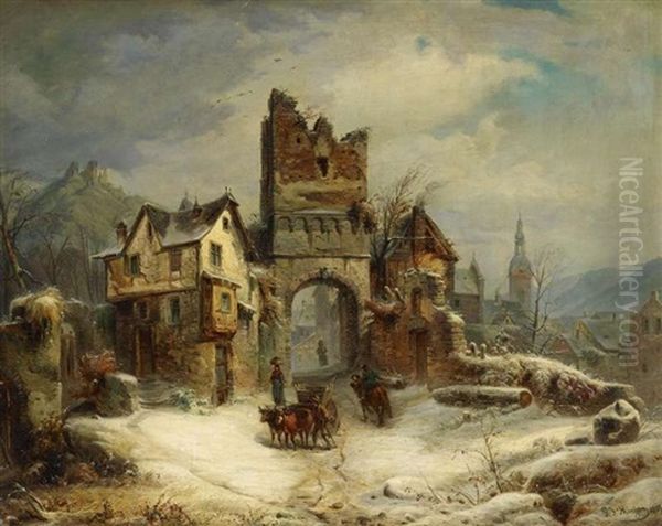 Cochem An Der Mosel, Vor Dem Wiederaufbau Der Reichsburg - view 1