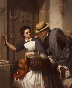 The Cavalier And The Girl by Ferdinand Minor