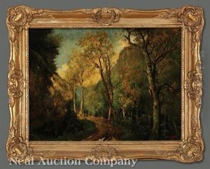 Between Keene Valley And Fort Henry, Essex County, Adirondacks, New York by Robert Crannell Minor Sr.