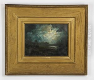 Moonlit Clouds by Robert Crannell Minor Sr.