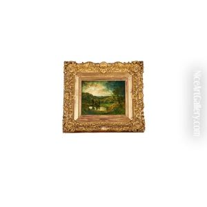 Untitled (hudson Valley Landscape) by Robert Crannell Minor Sr.