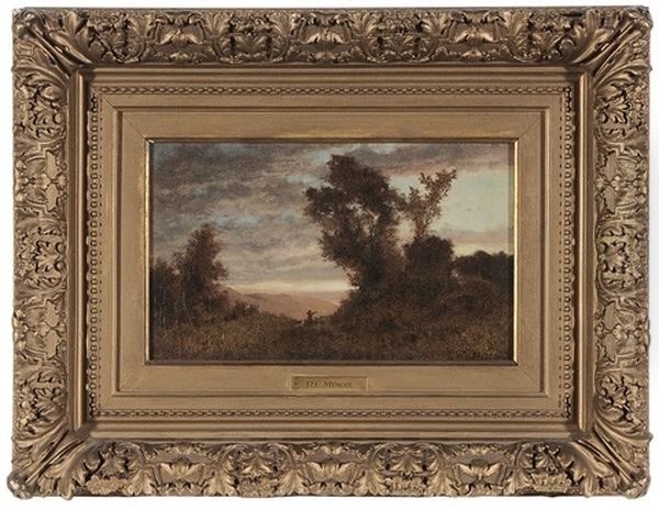 Mountain Landscape With Hunter - view 1