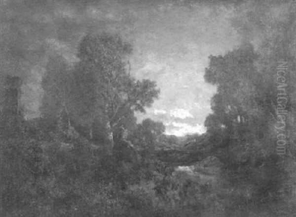 Landscape At Sunset - view 1