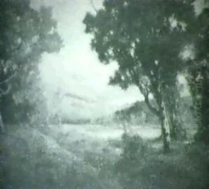 Spring Landscape by Robert Crannell Minor Sr.