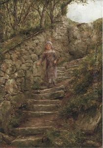 A Barefoot Girl On A Rocky Mountain Path A Barefoot Girl On A Rocky Mountain Path