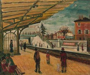 La Gare by Abraham Mintchine